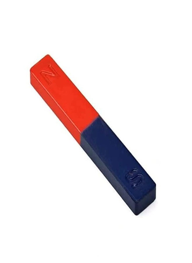 Salco Bar Magnet for Physics Experiment Red Blue Painted N/S Bar School Magnet Pole Teaching Educational Toys for Children - 6 Inch, Pack of 2 - Image 4